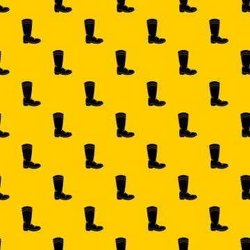 Cowboy boot pattern vector Stockillustratie