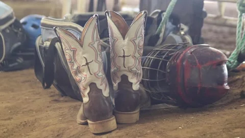 Cowboy boots 3 Stock Footage 156061661