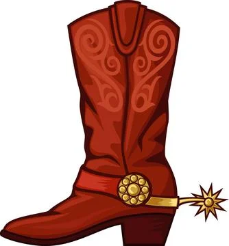 Cowboy boots Stock Illustration
