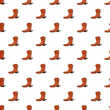 Cowboy boots pattern creating a seamless western background 스톡 일러스트