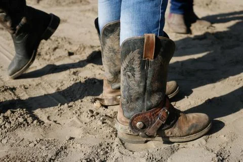 Cowboy boots Stock Photos