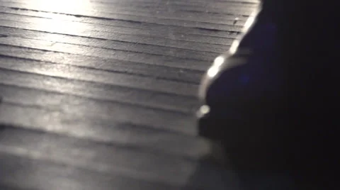 Cowboy boots walking across stage slow motion Stock Footage 33890157