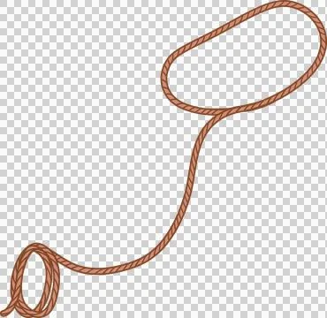 Cowboy Christmas lights rope string Stock Illustration