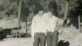 Cowboy Girlfriend Hug Sweethearts Country Couple1930s Vintage Film Home Movie 91 HD Footage