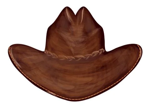 Cowboy hat Stock Illustration