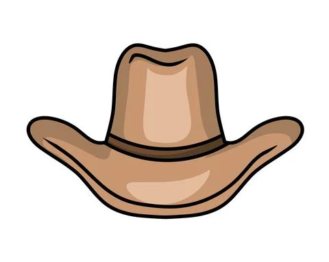 Cowboy hat isolated Stock-Illustration