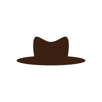 Cowboy hat logo icon 스톡 일러스트