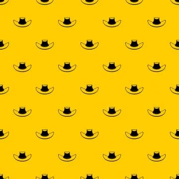 Cowboy hat pattern Stock Illustration