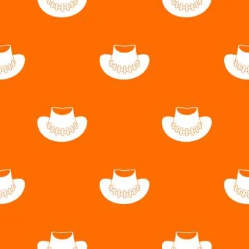 Cowboy hat pattern seamless Stock Illustration
