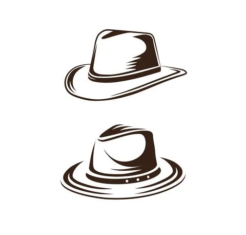 Cowboy hat vector illustration Stock Illustration
