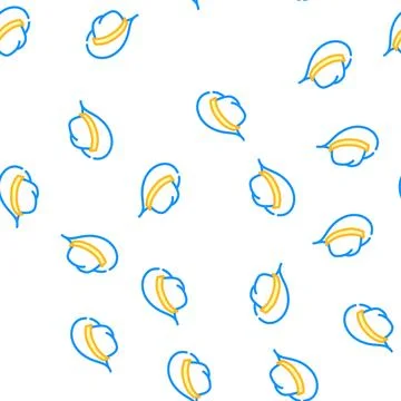 Cowboy hat vector seamless pattern 스톡 일러스트