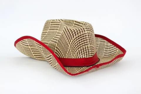 Cowboy hat on a white background. Stock Photos