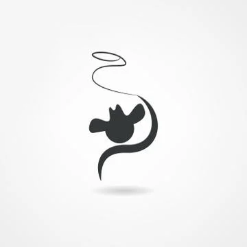 Cowboy icon Stock Illustration