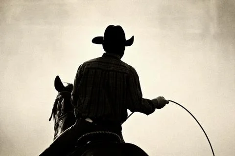 Cowboy rodeo Stock Photos