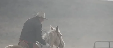 Cowboy Roping 1 Stock Footage 238405888