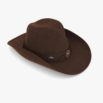 Cowboy Top Hat 3D Model