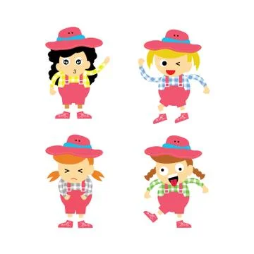 Cowboy vector cartoon Stock Illustration