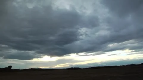 Cowboys Silhouette Sunset Stock Footage