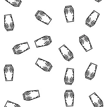 Cowl skirt vector seamless pattern Stock Illustration