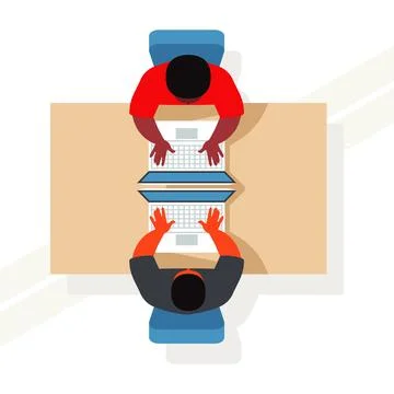 Coworking-concept Stock Illustration