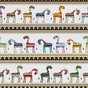 Cows pattern Seamless background pattern with colored cows Copyright: xZoo... 스톡 사진