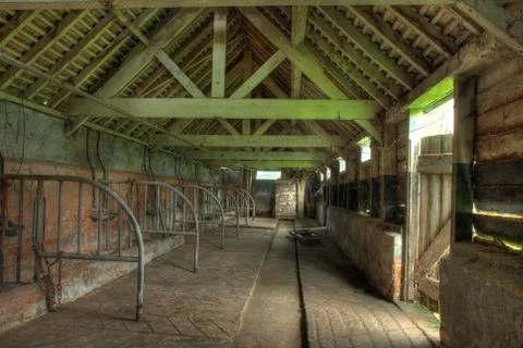 Cowshed, england Stock Photos
