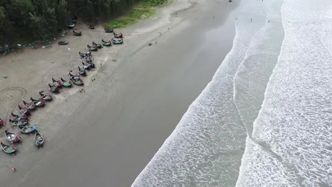 Cox's Bazar Beach Stock-Footage 256746235