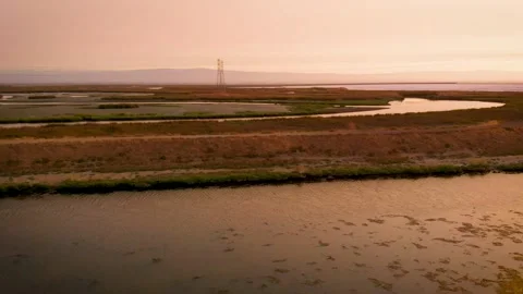 Coyote Creek Sunset 006 Stock Footage 171292007