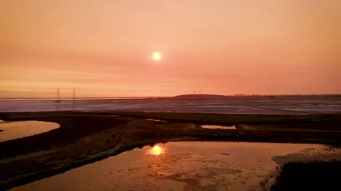 Coyote Creek Sunset 008 Stock Footage 171291889