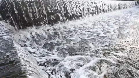 Cozy and Small Waterfall Stockbeeldmateriaal 79673408