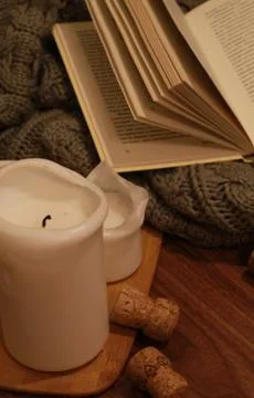 Cozy autumn evening Stock Photos