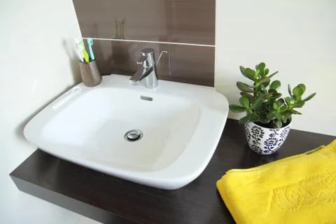 Cozy bathroom Stock Photos