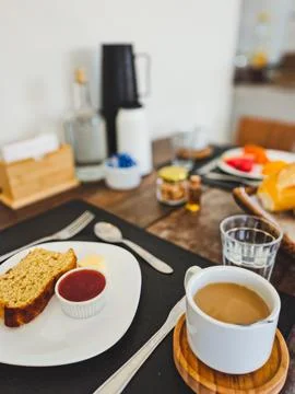Cozy Breakfast Stock Photos