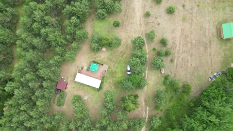 Cozy Cabin in the Forest Stock Footage 302629809