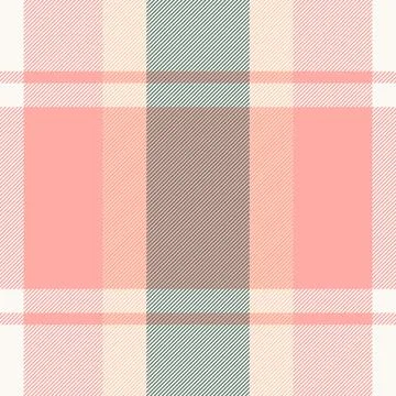 Cozy check textile background, long tartan vector texture. Buffalo seamless.. Stock Illustration