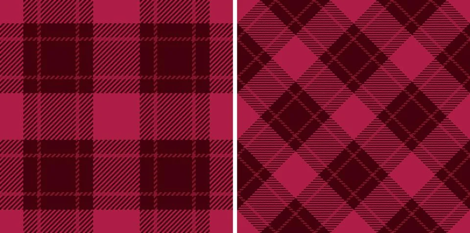 Cozy checkered pattern, digitally crafted. Rustic, warm, and classic design i 库存插图