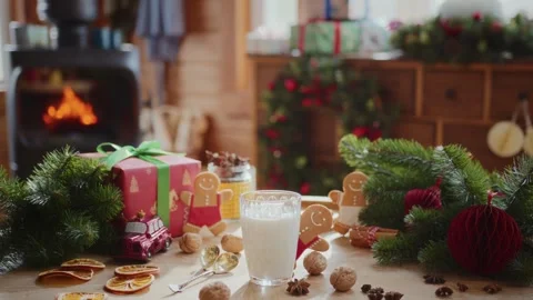 Cozy christmas composition Stock Footage 254161572