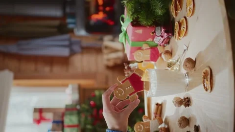 Cozy christmas composition Stock Footage 254161806