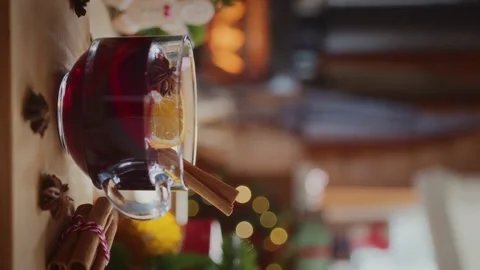 Cozy christmas composition Stock Footage 254162910