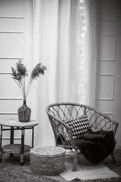 Cozy corner for relaxation Stock Photos
