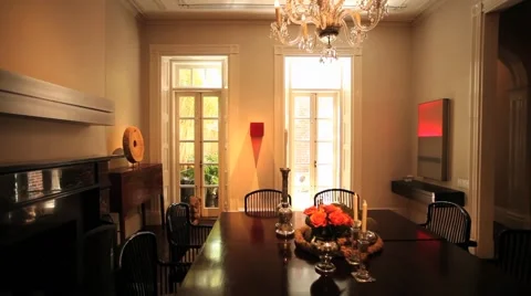 Cozy Dining Room IV Stock Footage 40803966