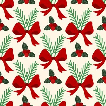 Cozy, festive winter seamless pattern Stock Illustration