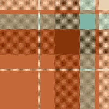 Cozy, geometric textile pattern in earth tones. A versatile backdrop for rust Stock Illustration