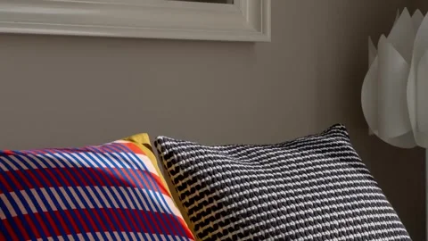 Cozy home interior, panorama Stock Footage 306249141