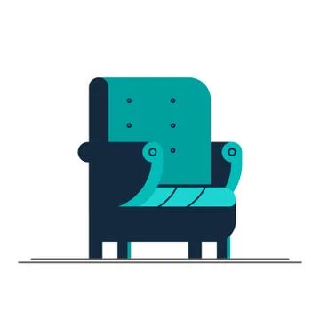 Cozy home stuff. Isolated objec Illustrazione stock