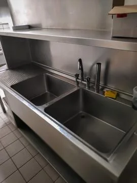 Cozy Kitchen Scene Foto stock