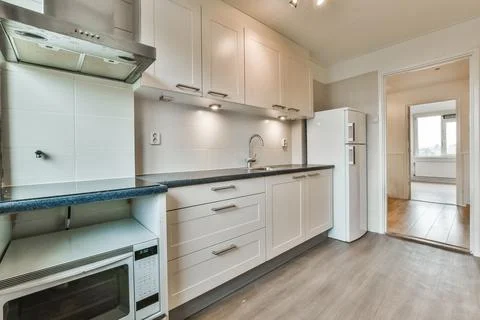Cozy kitchen zone Stock Photos