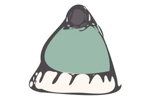 Cozy Knit Winter Hat Doodle Illustration Illustration