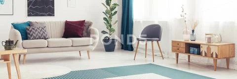 Cozy living room interior Stock-Fotos