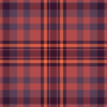Cozy pixelated plaid pattern. Great for backgrounds, textures, or designs nee Illustrazione stock